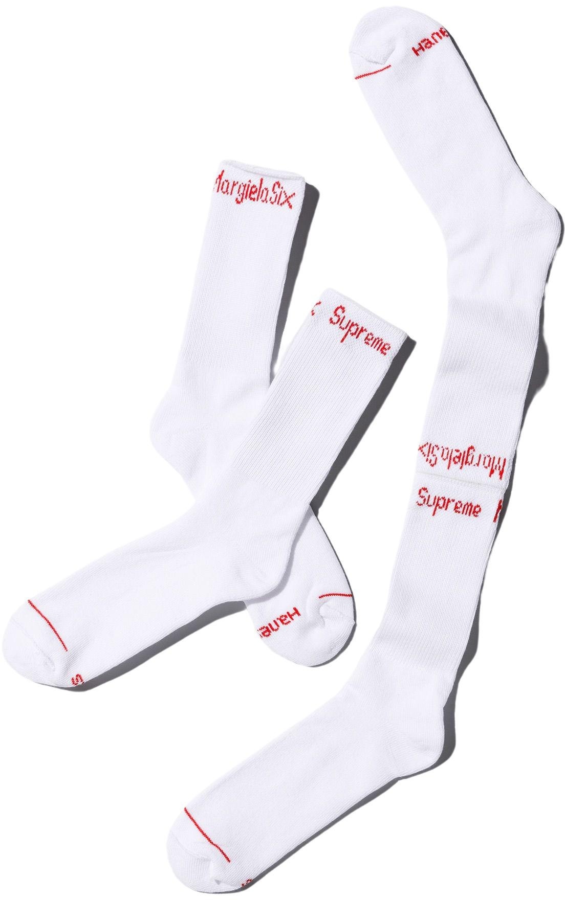 Supreme®/MM6 Maison Margiela/Hanes® Crew Socks (1 Pack) view 2